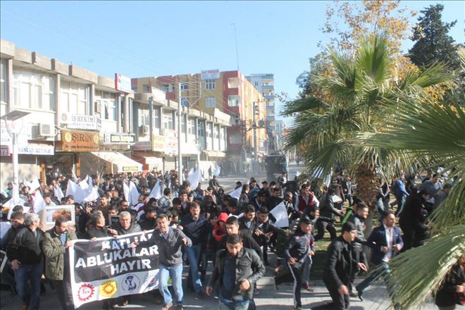 Kızıltepe´de HDP yürüyüşüne müdahale edildi