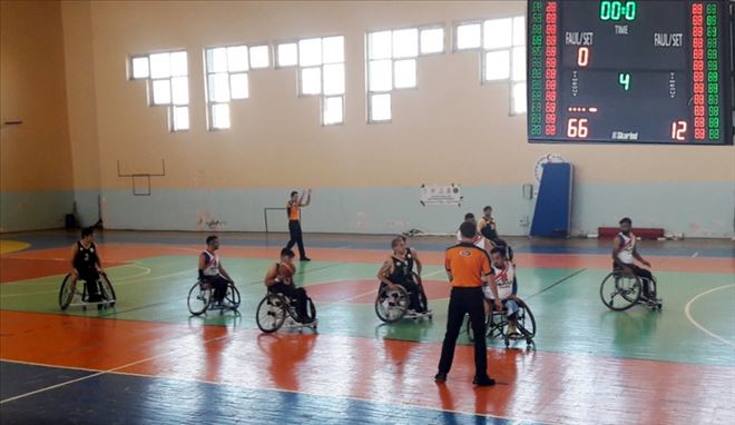 Kızıltepe engelliler gücü basketbol takımı 2. maçını da farklı kazandı: 66-12