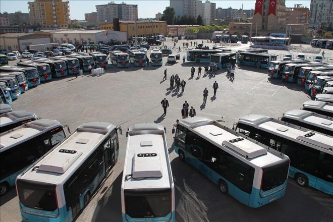 Kızıltepe´ye 48 yeni otobüs alındı