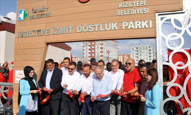 Kızıltepe-İzmit Dostluk Parkının Açılışı Yapıldı