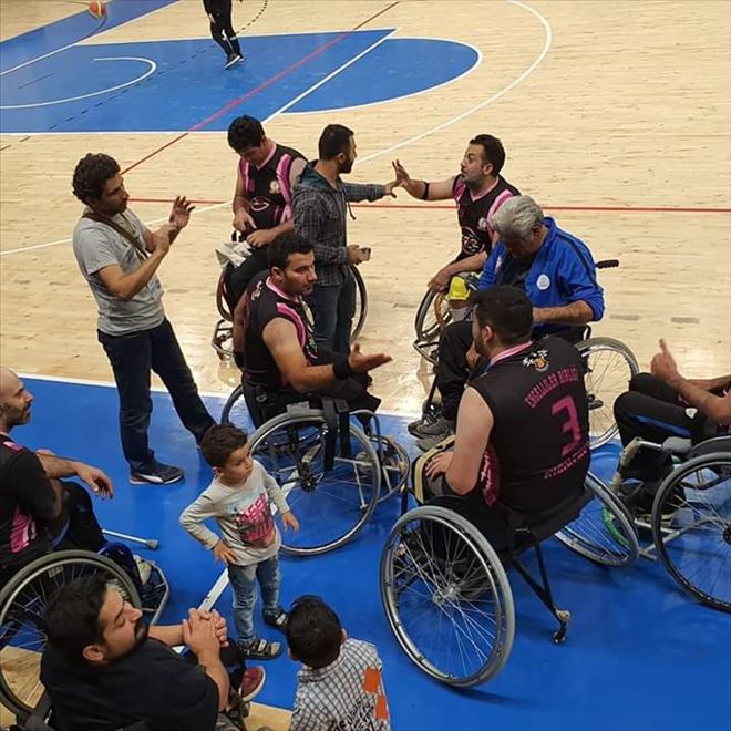 Kızıltepe Engelliler Birliği Diyarbakır ortopedik engellileri farklı yendi