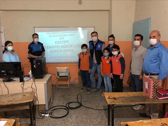 Kızıltepe polisinden EBA destek sınıfı