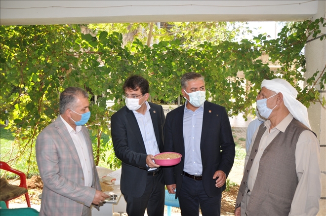 CHP´li milletvekilleri Kızıltepe Hububat ve Ticaret Merkezini ziyaret etti