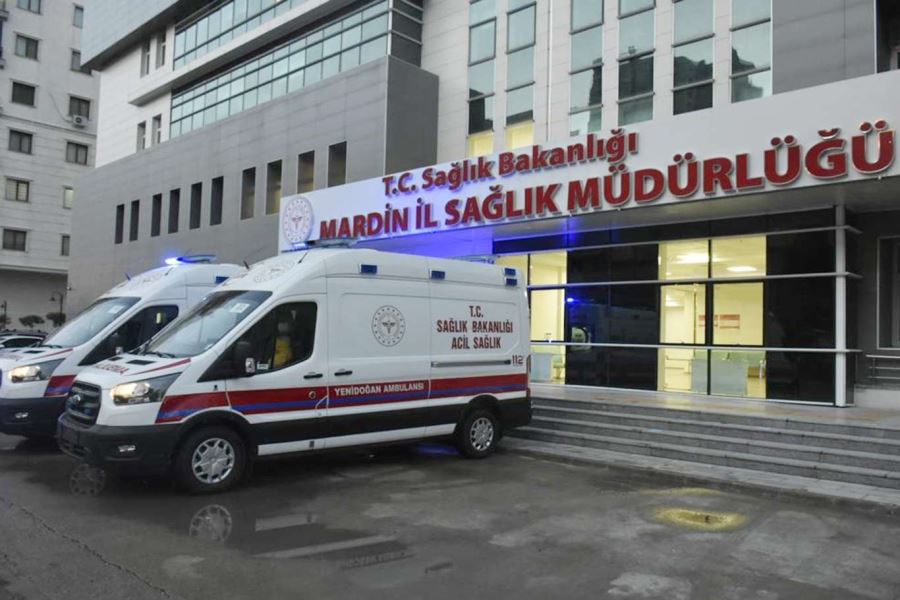 Mardin’de 2 yeni doğan acil yardım ambulansı hizmete girdi