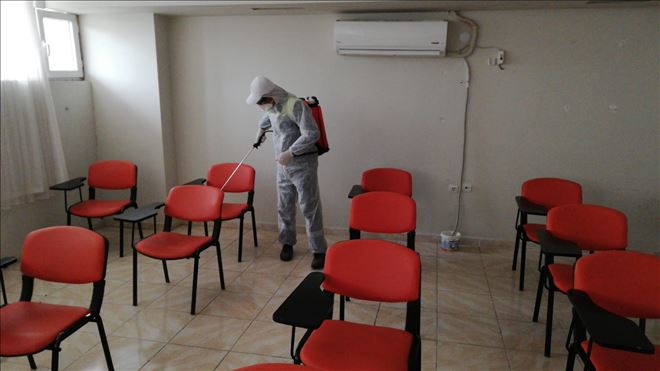 Kızıltepe Belediyesi dezenfekte çalışmalarını sürdürüyor