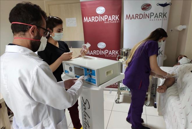 Özel Mardin Park Hastanesinde ozonterapi tedavisi başladı