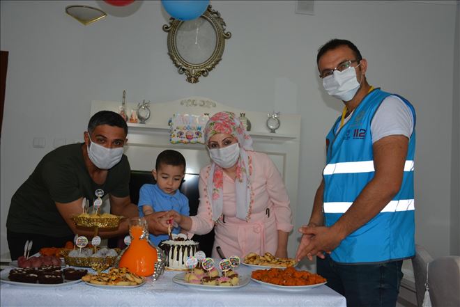 Kızıltepe Vefa´dan 2 yaşındaki Muhammed Mustafa´ya doğum günü sürprizi