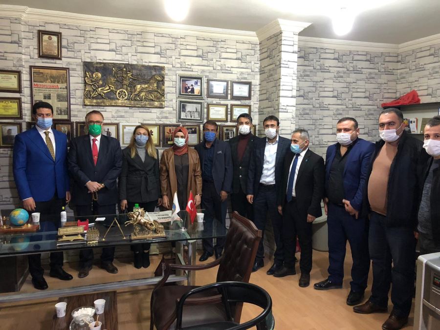 DEVA  Partisi’nden Gazeteci Yazar Aydoğan’a ziyaret