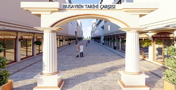 Nusaybin tarihi çarşılarının sokak sağlıklaştırma yapım işi 