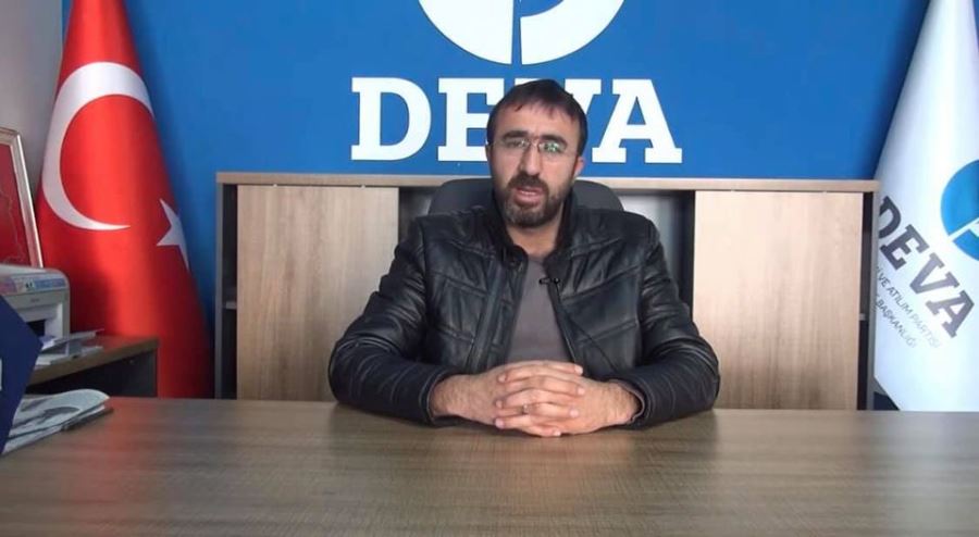 DEVA Partisi Kızıltepe İlçe Başkanı Ege istifa etti