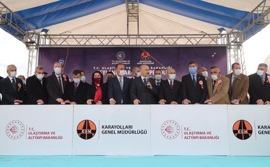 Vali Demirtaş, Kızıltepe-Ceylanpınar karayolunun temel atma törenine katıldı