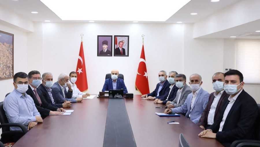 Odalar ve Borsalar Mardin Valisi ile bölgesel kalkınma meselelerini müzakere etti