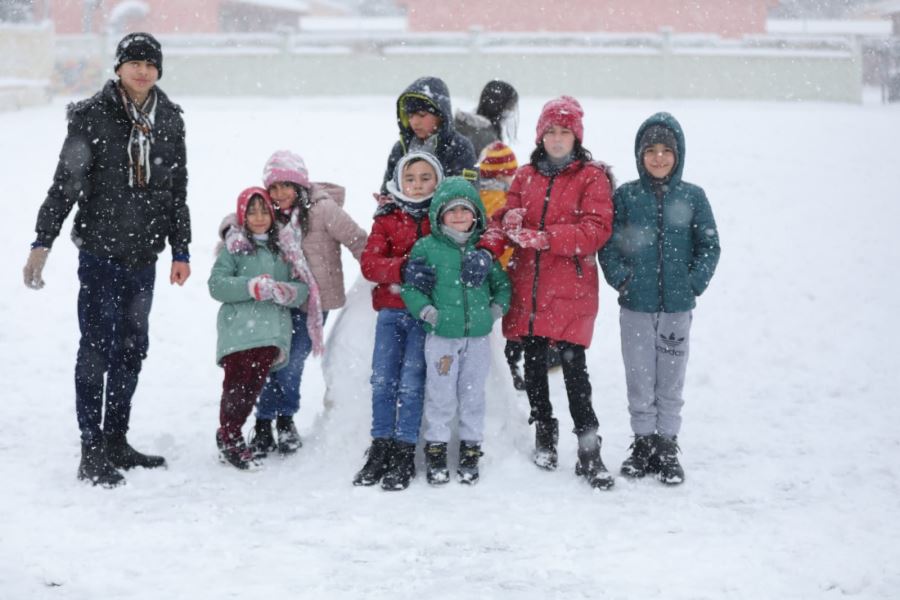 Kar en çok çocukları mutlu etti