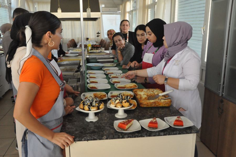 Mardin’de kadınlar İtalyan ve Fransız  mutfağını öğrenerek iş hayatına hazırlanıyor