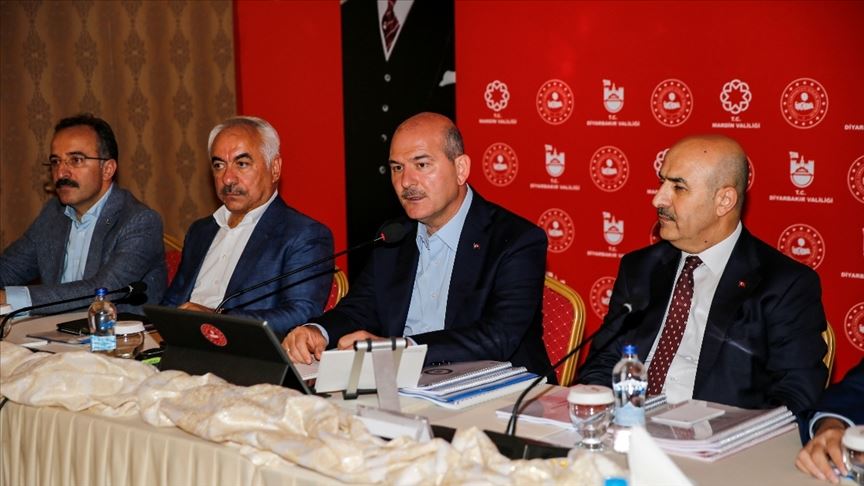 İçişleri Bakanı Soylu, Mardin ve Diyarbakır Güvenlik Toplantısı