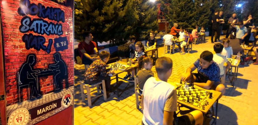 Kızıltepe’de ‘Sokakta Satranç Var’ etkinliği