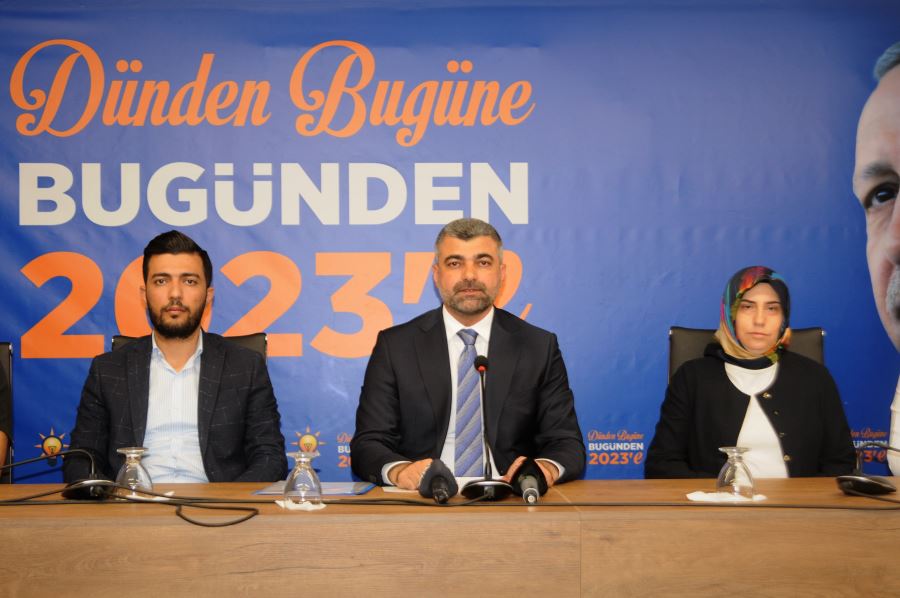 AK Parti Mardin İl Başkanı Kılıç, gündeme ilişkin açıklamalarda bulundu