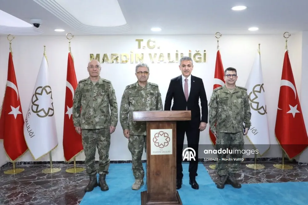 2. Ordu Komutanı Korgeneral Metin Tokel Mardin Valiliğini ziyaret etti