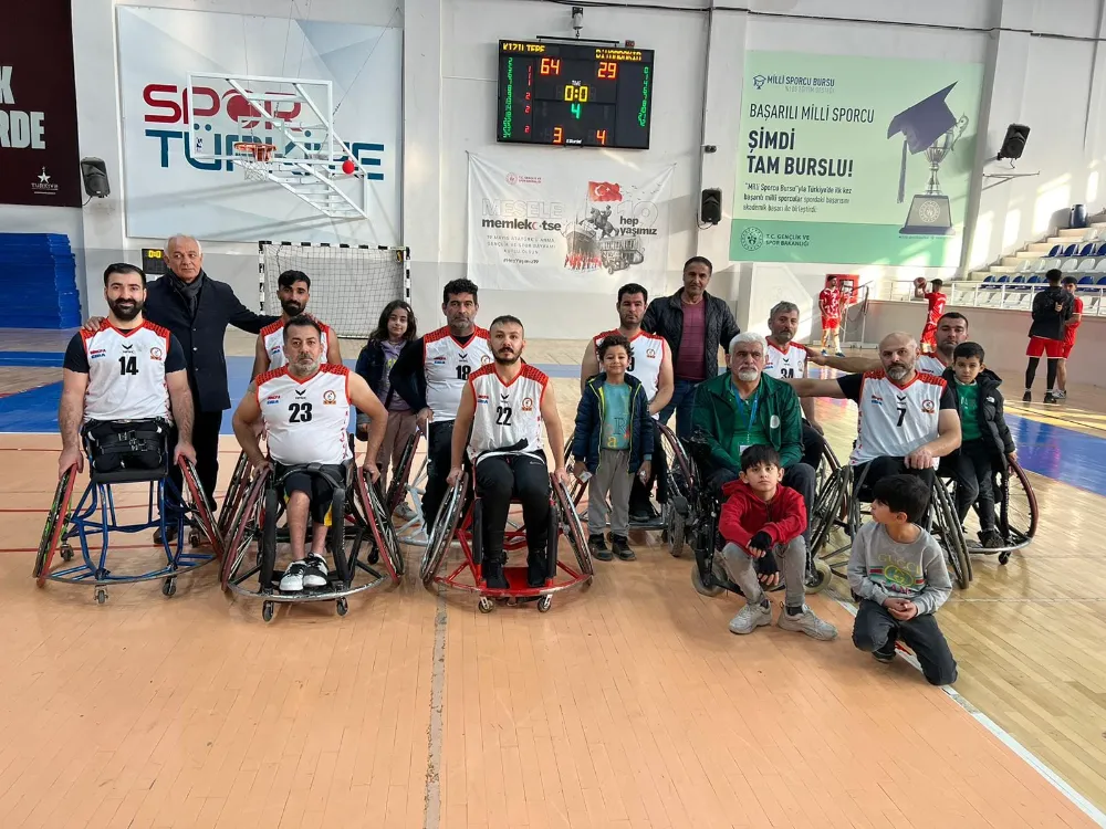 Kızıltepe Engelliler Birliği Spor Kulübü maçın galibi oldu