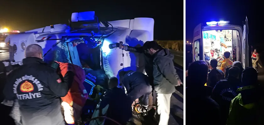 Kızıltepe Viranşehir yolunda kaza: 2 Yaralı