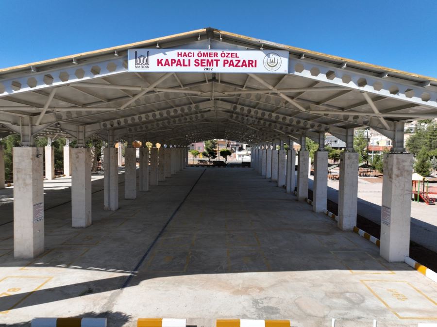 Mardin’in 4 ilçesinde kapalı semt pazarı yapımı tamamlandı