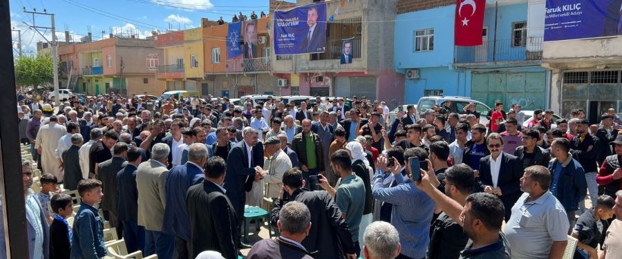 AK Parti Mardin Milletvekili adayı Faruk Kılıç’a sevgi seli