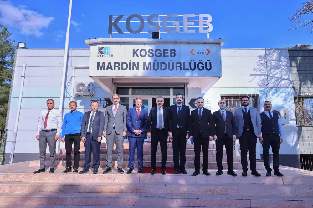 Mardin Valisi Tuncay Akkoyun, TKDK, KOSGEB ve OSB’yi ziyaret ederek incelemelerde bulundu