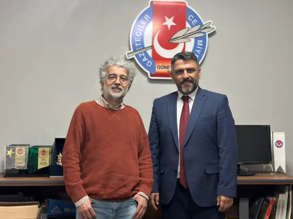 Sınır Tanımayan Gazeteciler Örgütü (RSF) Türkiye Temsilcisi Erol Önderoğlu, Güneydoğu Gazeteciler Cemiyeti’ni Ziyaret Etti