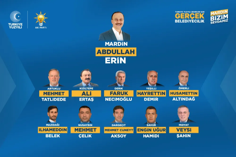AK Parti Mardin’de bu adaylarını tanıttı
