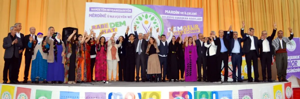 DEM Parti Mardin Belediye Başkan adayları resmi listesi açıklandı