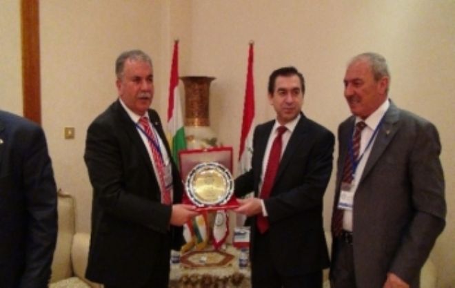 Kızıltepe Oda başkanları Irak Kürdistan Odalarını ziyaret etti