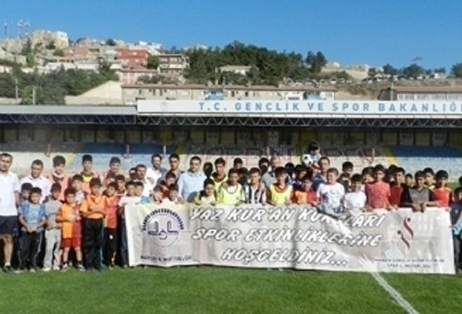 Mardin`de Kur`an kursları futbol turnuvası başladı