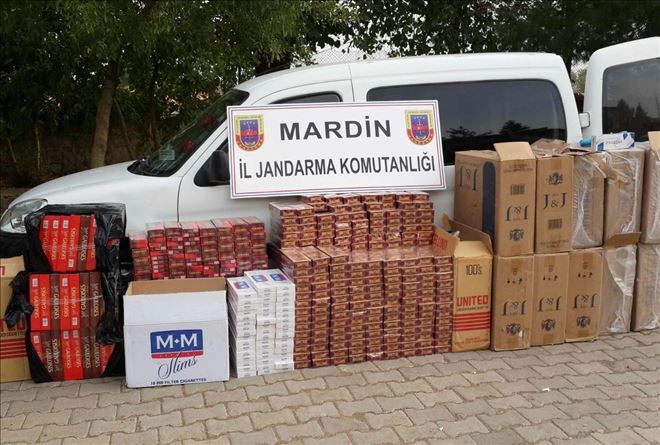 Mardin´de kaçak sigara ele geçirildi