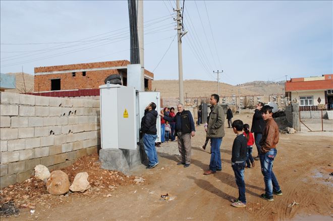 Mahallenin elektrik sıkıntısı giderildi