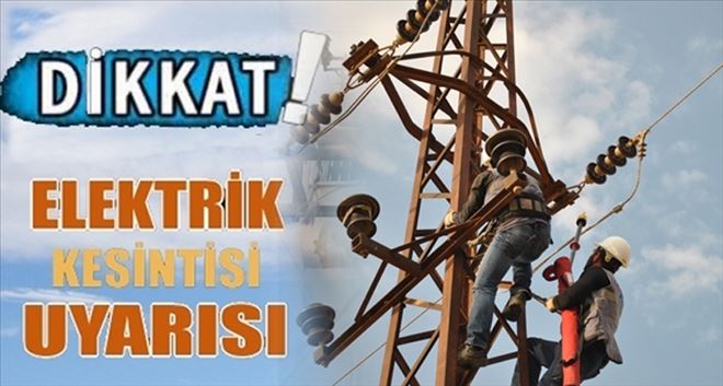 Kızıltepe´de elektrik kesintisi