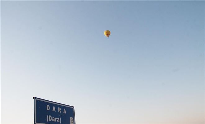 Mardin´de ilk sıcak hava balonu havalandı