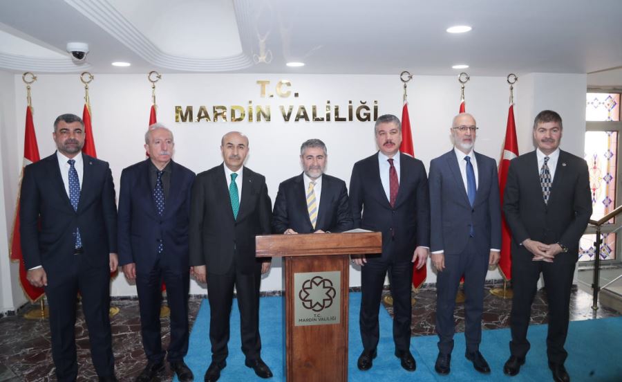 Bakan Nebati, Mardin Valiliğini Ziyaret Etti 