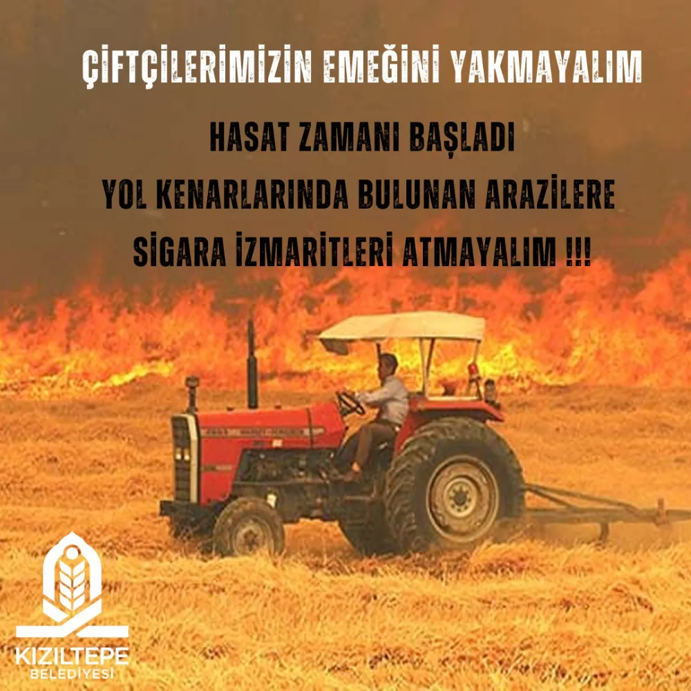 “Çiftçilerin Emeğini Yakmayalım!”