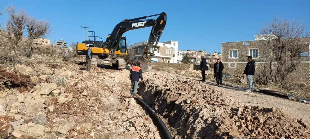 Mardin’de 4 bin 190 Metre İçme Suyu ve Atık Su Hattı Döşendi