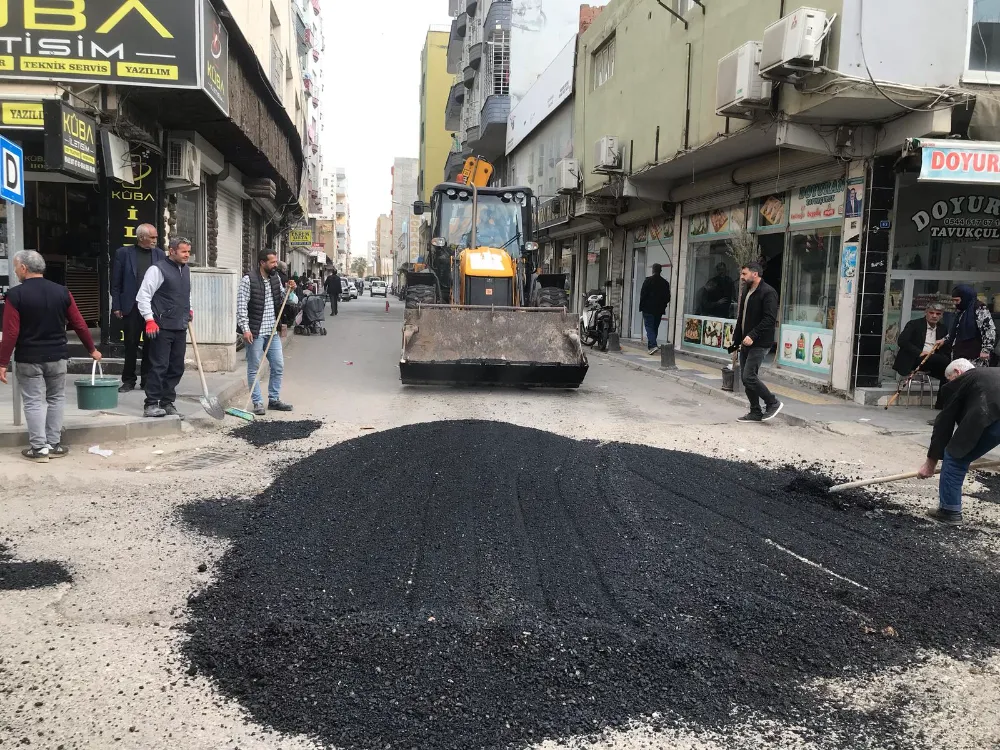 Kızıltepe Asfalt Yama Çalışması Başladı