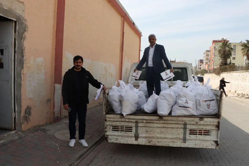 Kızıltepe Belediyesinin ramazan yardımları sürüyor