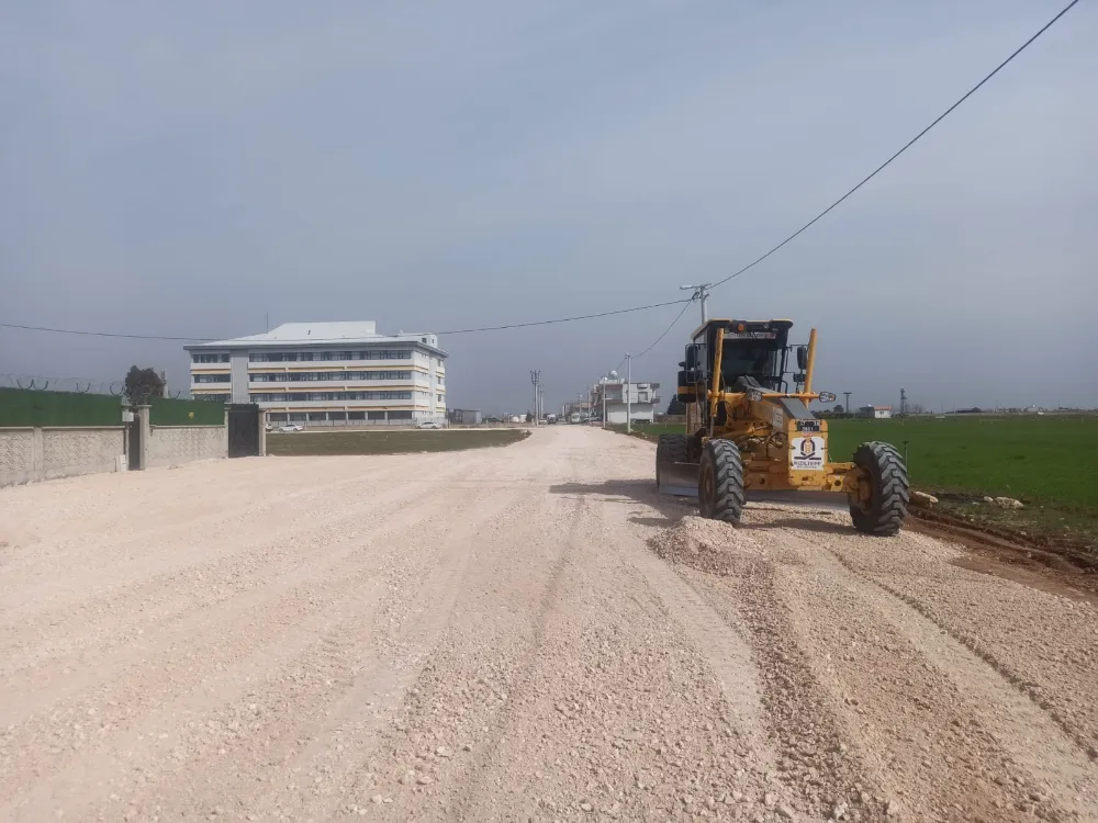 Sanayi Mahallesi’nde Yol Çalışmaları Devam Ediyor