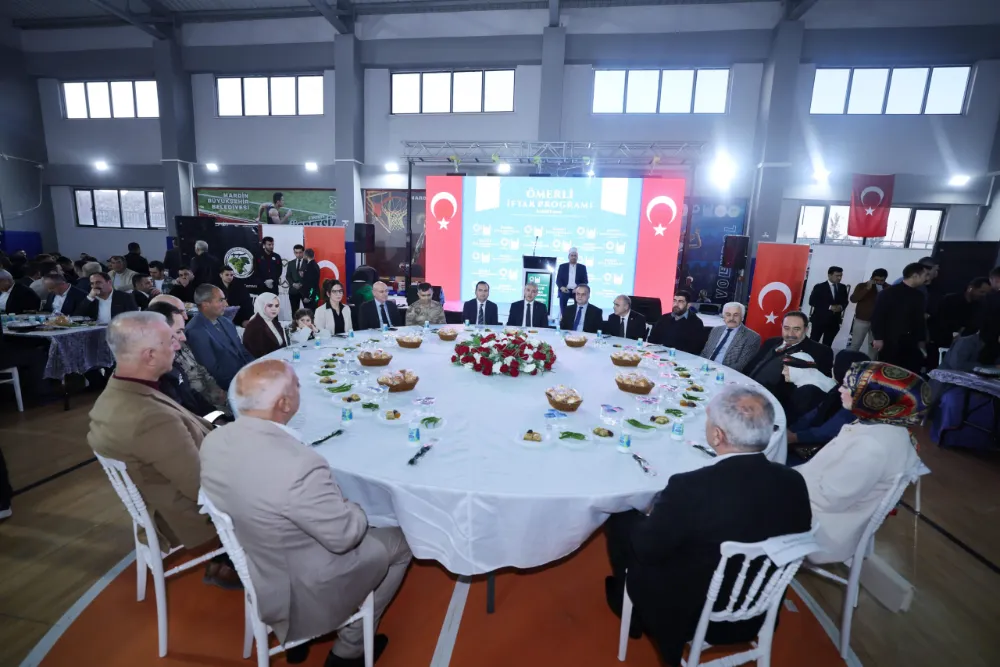 Mardin Valiliği ve Büyükşehir Belediyesi Tarafından Ömerli’de İftar Programı Düzenlendi