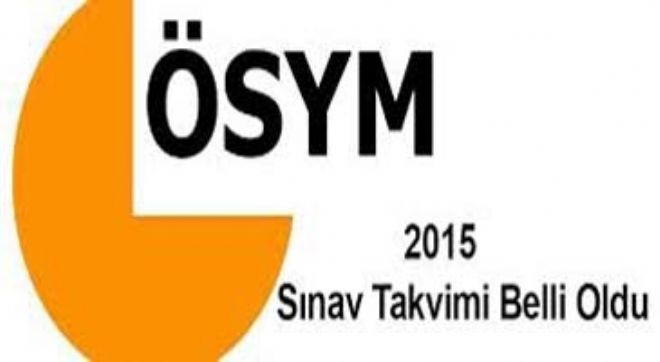 ÖSYM 2015 Sınav takvimi belli oldu