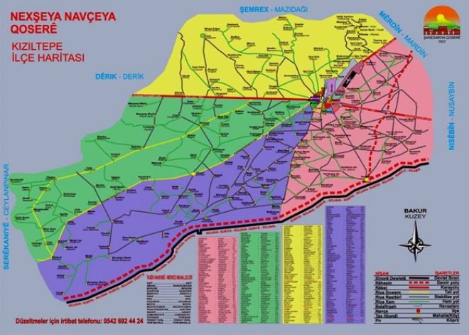 Kızıltepe Belediyesi mahalle (köy) haritasını yeniden düzenledi